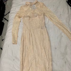 High neck midi dress. Never worn before